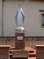 Statue de l'Immaculée conception.