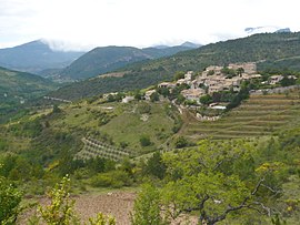 A general view of the village of Arpavon