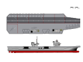 Proposed Queen Elizabeth class aircraft carrier, to be the new leading ships of the Royal Navy.