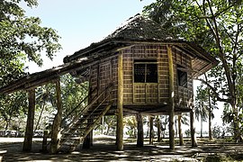 Casa Redonda, one of five nipa houses built by the Philippine national hero José Rizal during his exile in Dapitan.[9]