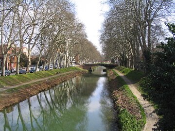 Canal del Miègjorn, a proximitat de Tolosa.