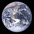 Image 14The Blue Marble, Earth as seen from Apollo 17 in December 1972. The photograph was taken by LMP Harrison Schmitt. The second half of the 20th century saw humanity's first space exploration. (from 20th century)