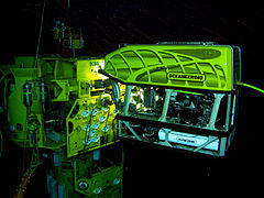 ROV working on a subsea structure