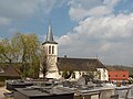 L'église Saint-Omer avec son cimetière.