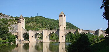 Le Pont Valentré à Cahors.