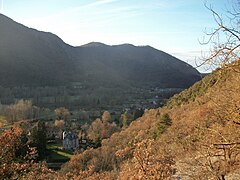 Galié vue depuis la côte de Mont-de-Galié