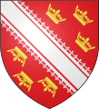 Le blason historique notamment utilisé par la région Alsace.