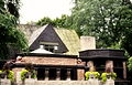 Image 16A street view of the Frank Lloyd Wright Home and Studio in Oak Park. Wright built the house in 1889 and added the Studio and Connecting Corridor in 1898. The Frank Lloyd Wright Preservation Trust has restored the property to its appearance in 1909, the last year the architect lived there with his family. Photo credit: User:Banewson (from Portal:Illinois/Selected picture)