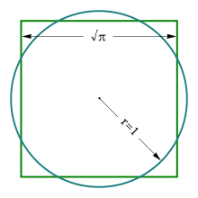 Three shapes on a square grid