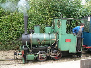 Decauville 0-4-0 wt steam locomotive, Hauts-de-Seine, France