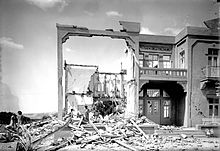 The destroyed Winter Palace Hotel[11] in Jericho