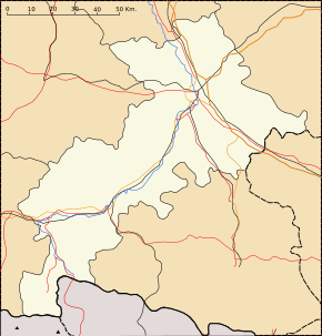 Монтульё-Сен-Бернар на карте