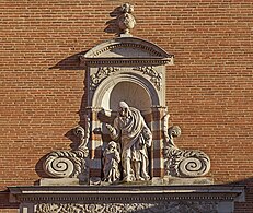 Church of Saint-Exupère (detail of the facade)