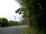 L'entrée du village en venant de Bertren.