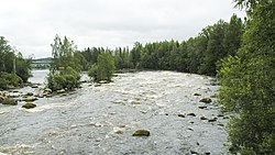 The Kuusaankoski rapids.