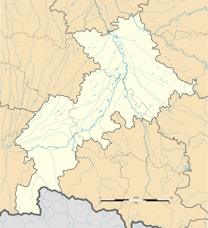 欧索讷在上加龙省的位置