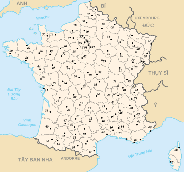 Tỉnh và Vùng tại Pháp