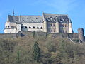 Castell de Vianden, vist des de la vila