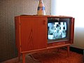 Image 24The 1950s was the beginning period of rapid television ownership. In their infancy, television screens existed in many forms, including round. (from 1950s)