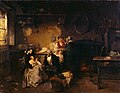 124. Domenico Induno, La visita alla nutrice, 1863