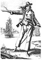 Image 2Pirate Anne Bonny (disappeared after 28 November 1720). Engraving from Captain Charles Johnson's General History of the Pyrates (1st Dutch Edition, 1725) (from Piracy)