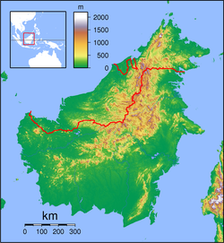 Bingkor is located in Borneo