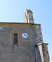 Côté nord et l'horloge.