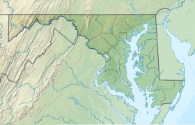 Map showing the location of Gunpowder Falls State Park