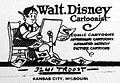 Image 20Walt Disney's business envelope featured a self-portrait, c. 1921 (from Walt Disney)