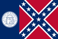 Flag of Georgia (1956–2001)