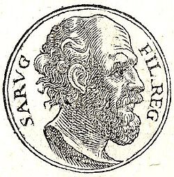 Портрет из сборника биографий Promptuarium iconum insigniorum (1553)