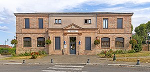 La façade de la mairie