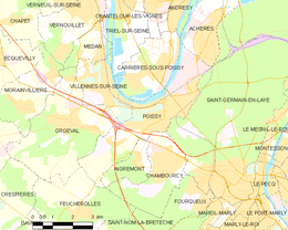 Poissy – Mappa