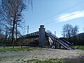 Passerelle piétonne reliant Gourdan-Polignan à Montréjeau.