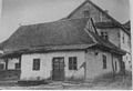 The Baal Shem Tov's shul in Medzhybizh, Ukraine (c. 1915). The original was destroyed, but has now been rebuilt.