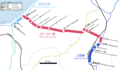 Saigata Station is located in Hokuhoku Line