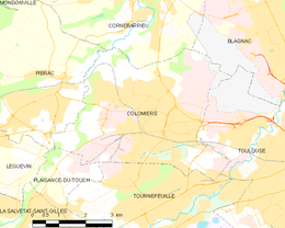 Colomiers – Mappa