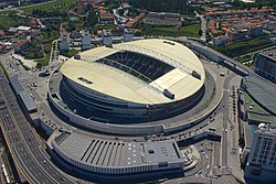 A döntő helyszíne, az portói Estádio do Dragão