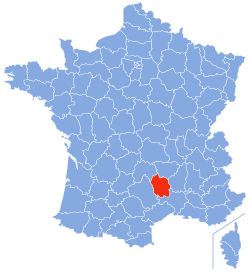 Localizacion de Losera en França