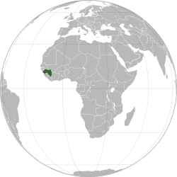 Location of Guinea