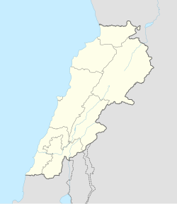 Bodai is located in Lebanon