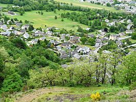 Gezicht op Juzet-de-Luchon