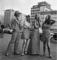 Image 1Fashion models in Leipzig, GDR, 1972. One of the girls is modelling a "maxi" dress. (from 1970s in fashion)