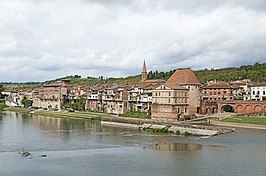 Gezicht op Villemur-sur-Tarn