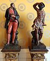 Image 10Statues of Pantalone and Harlequin, two stock characters from the Commedia dell'arte, in the Museo Teatrale alla Scala (from Culture of Italy)