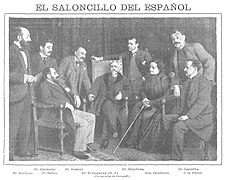 1903-02-11, Nuevo Mundo, El saloncillo del Español, Compañy.jpg