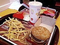 A Big Mac combo meal