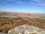 Vue op de St. Victors Petroglyph Provincial Park