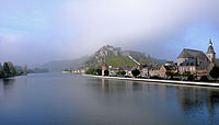 View of the Meuse valley in the north of the department at Givet.