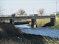 Built in the 1970s it replaced a five arch bridge to cope with the increasing traffic